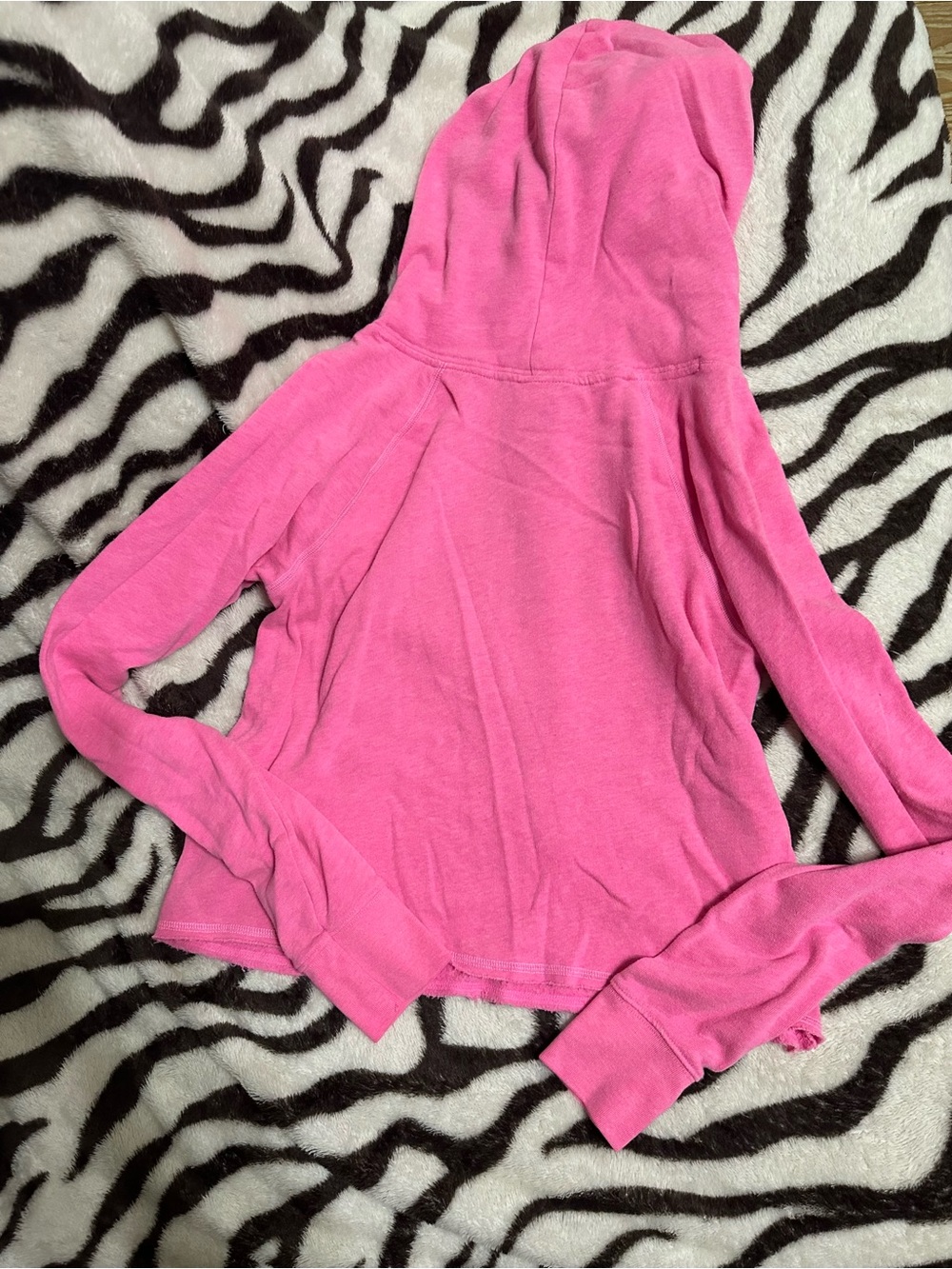 Victoria's Secret PINK Hot Pink Pullover Hoodie - Picture 5 of 5